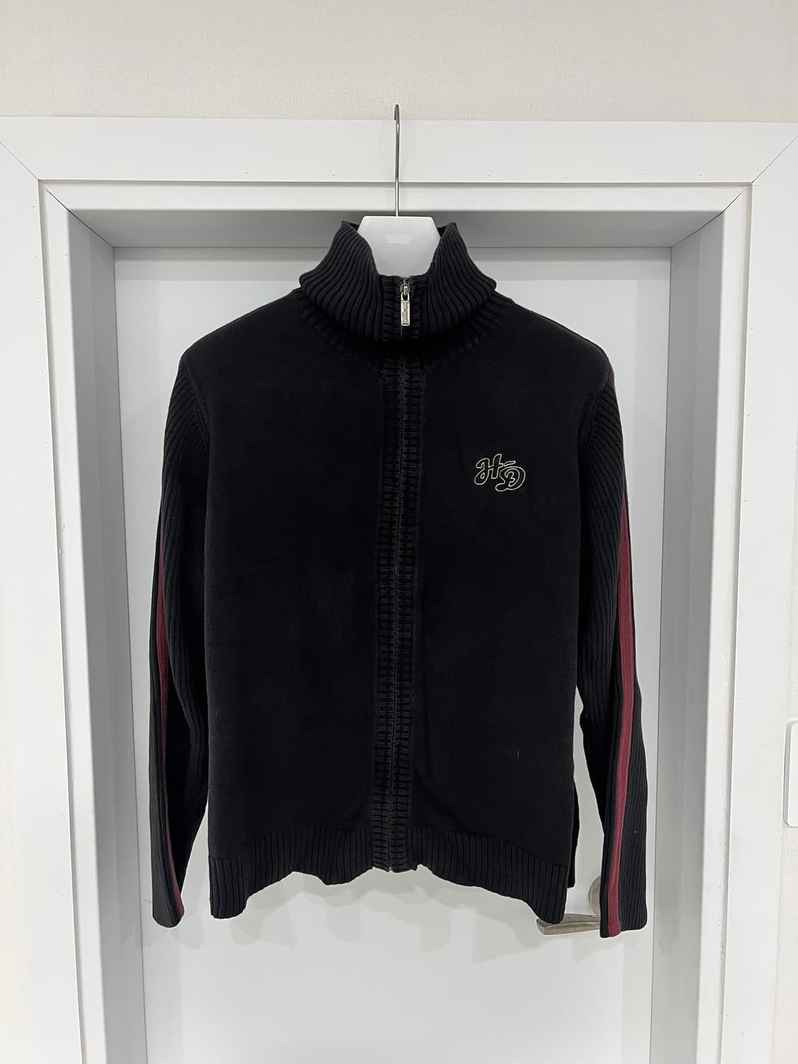 할리데이비슨 빈티지 니트집업 상품이미지2