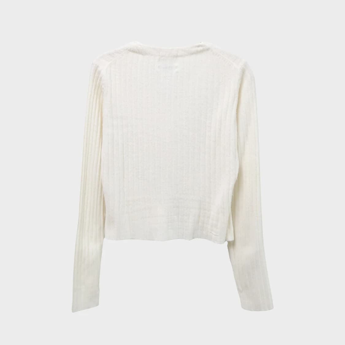 JAYNE CLUB 캐시미어 브이넥 골지 니트 가디건 62402 상품이미지2