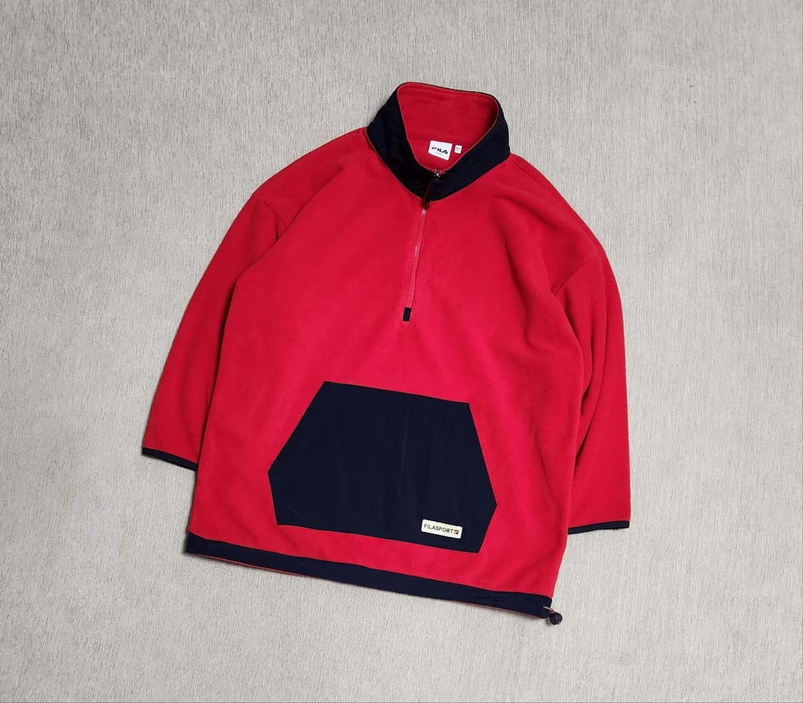 (새상품급) 휠라 하프집업 후리스 상품이미지1