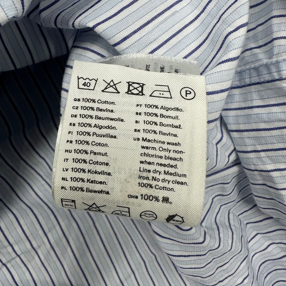 아르켓 스트라이프 셔츠 상품이미지6