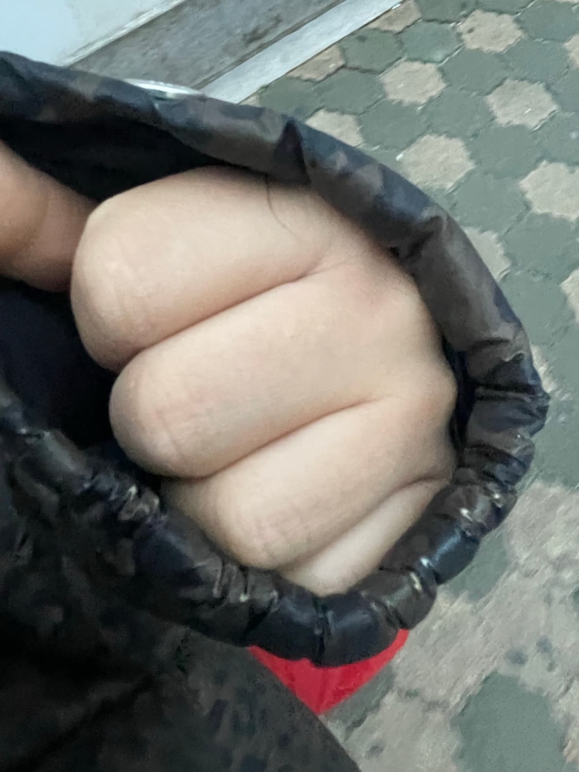 L ) 페치선데이 레오파드 패딩 카키 상품이미지4