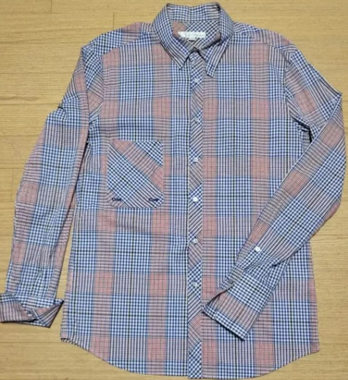 솔리드옴므 남성 체크긴팔셔츠 110 상품이미지2