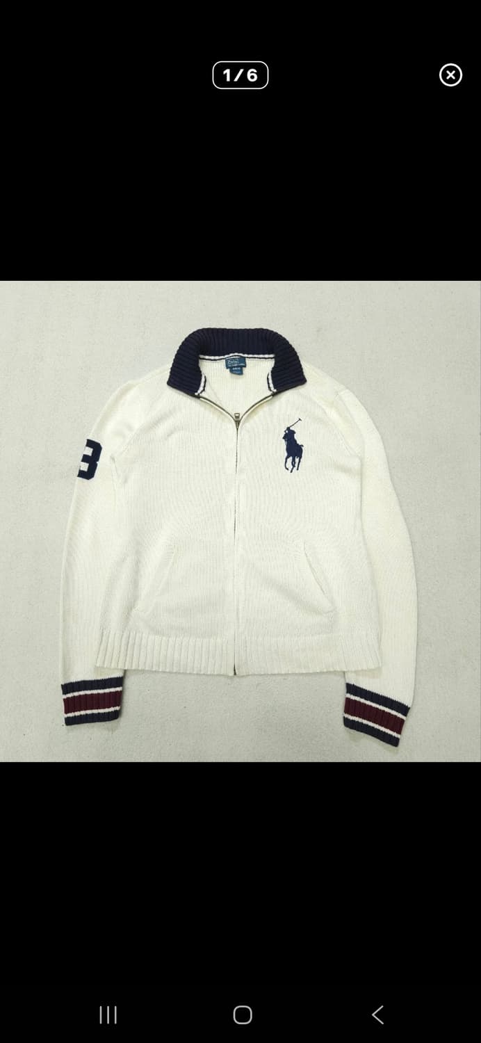 폴로 빅포니 니트집업 구매합니다 상품이미지2