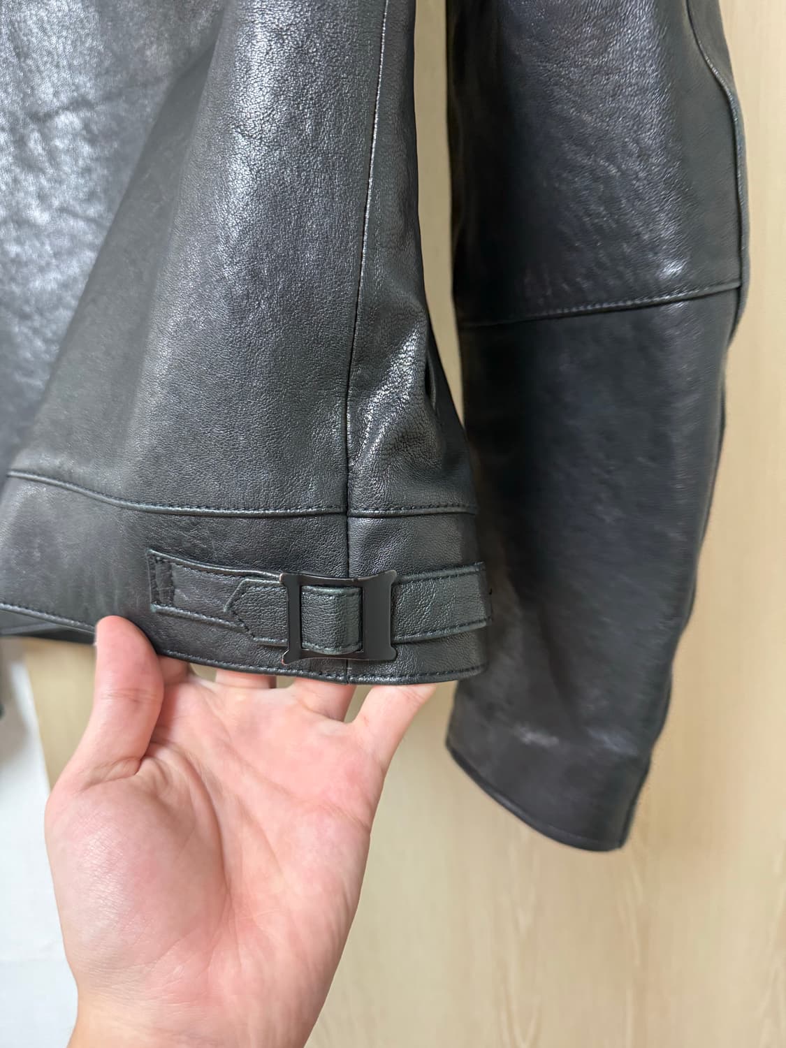 질스튜어트 뉴욕 램스킨 리얼레더자켓 S 상품이미지3