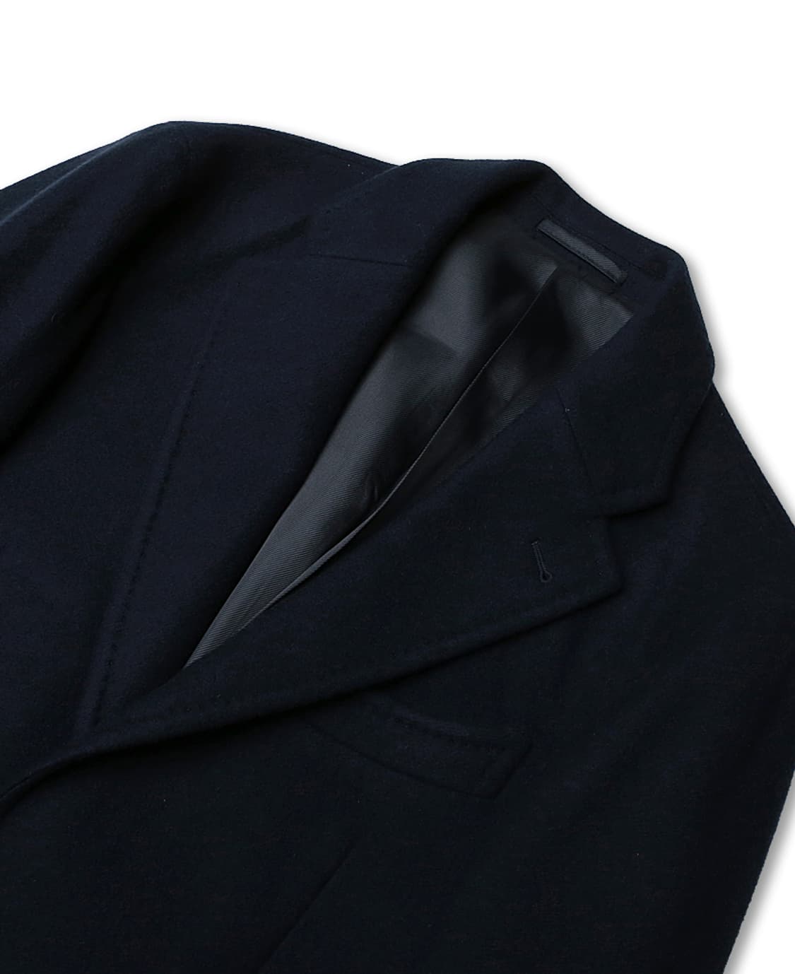 맨온더분 [Man On The Boon] 네이비 울 나일론 싱글 코트 상품이미지2