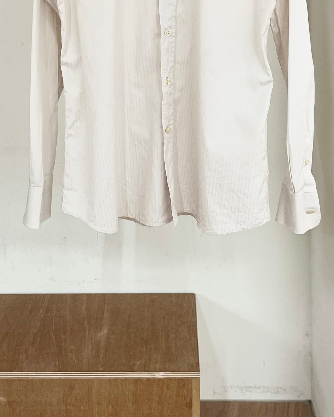 프라다 핑크 롱 슬리브 버튼업 셔츠 상품이미지5