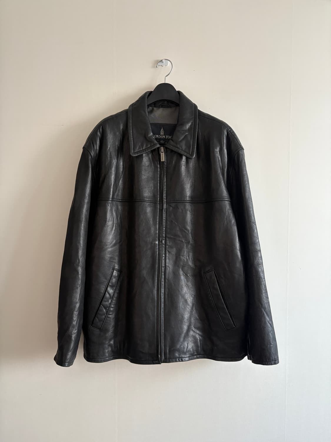 런던포그 리얼 가죽자켓 상품이미지1