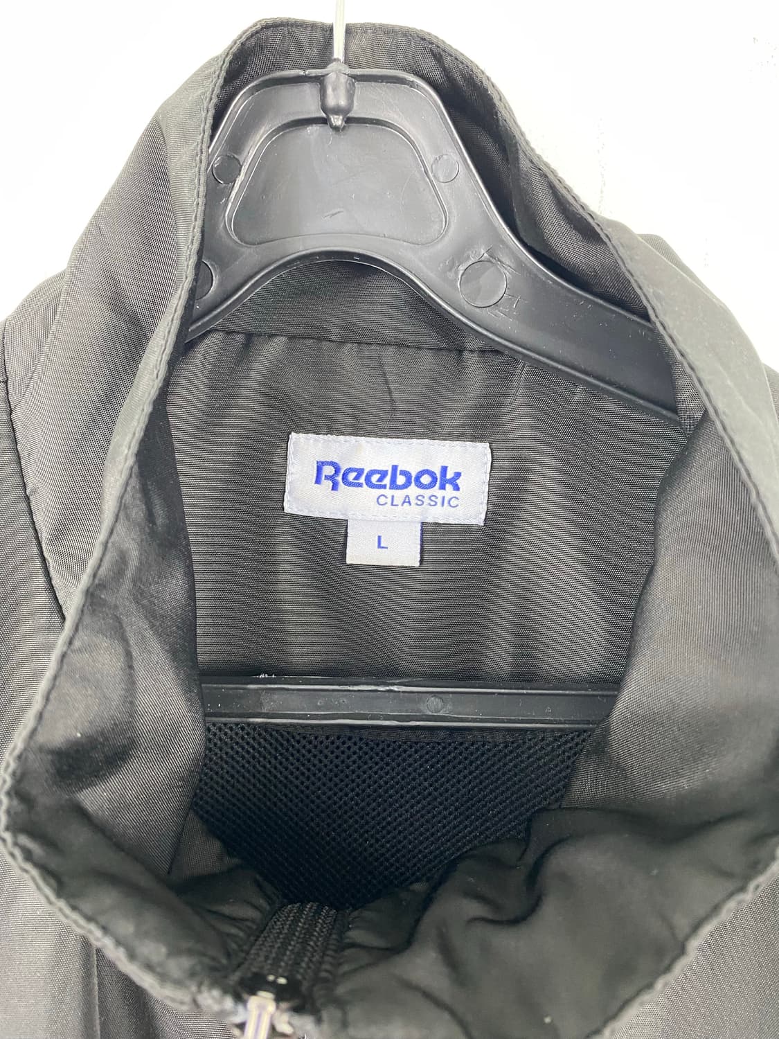 리복 클래식 올드스쿨 벡터 백로고 트랙자켓 바람막이 L 상품이미지3