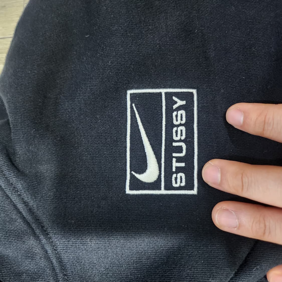 스투시 나이키 후드 블랙 S 상품이미지3