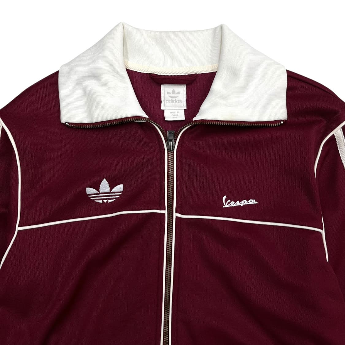 아디다스 x 베스파 화이트배색 버건디 트랙탑 100 상품이미지6