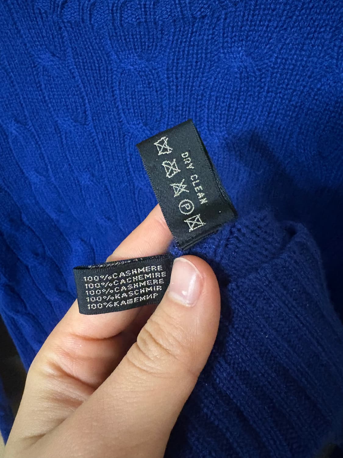 랄프로렌 슬림핏 니트 캐시미어 100 s 상품이미지4