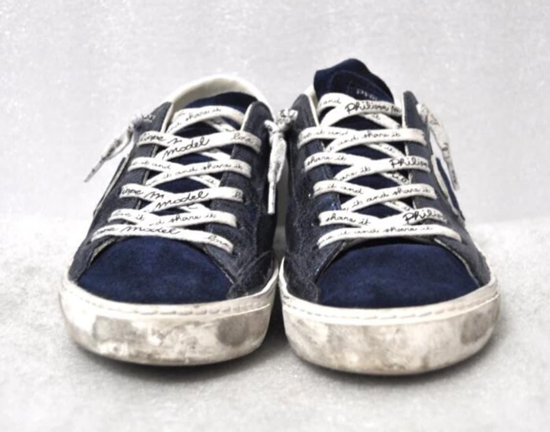 필립모델/여성크랙빈티지스니커즈(사이즈230)정품 상품이미지1