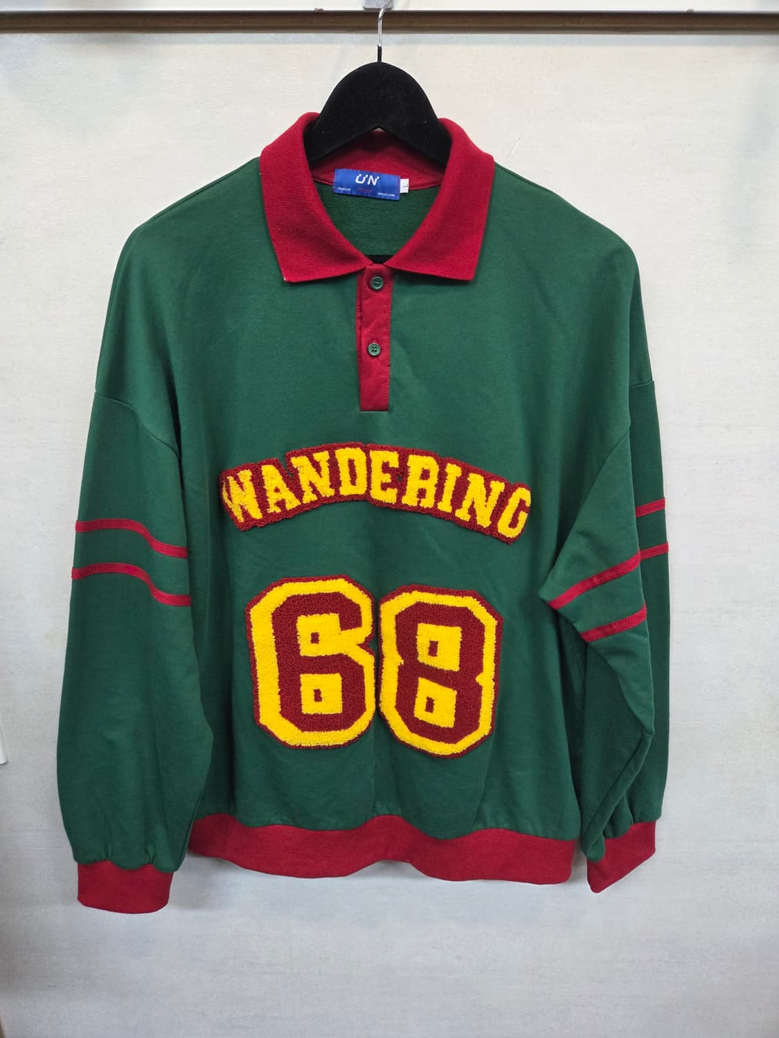 빈티지 럭비 카라 긴팔 L 오버핏  상품이미지1