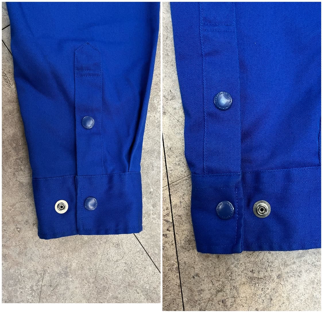 라이풀 스냅 오버 버튼 셔츠 블루 S #csz3664 상품이미지9