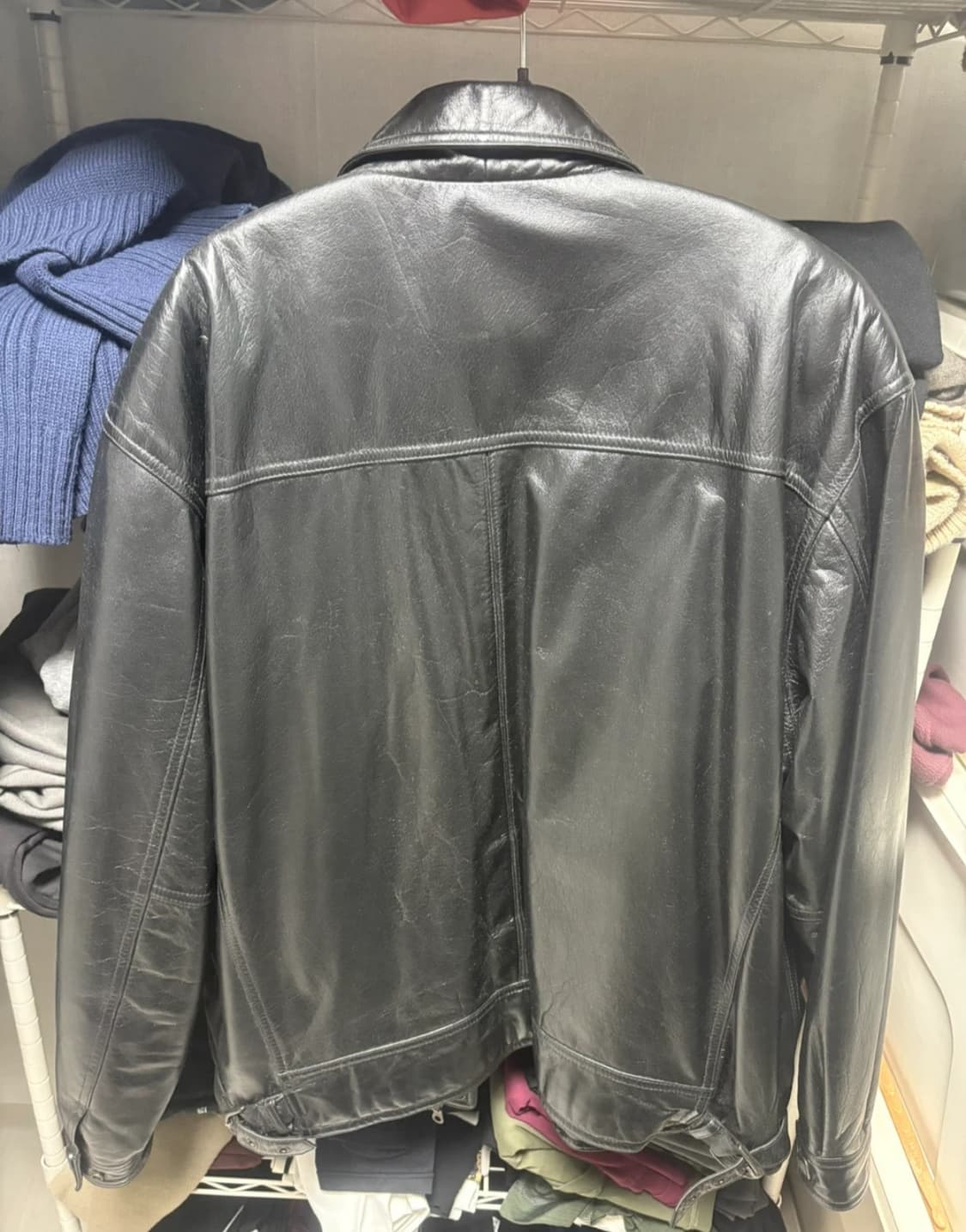 LAMBS TOWN 소가죽 자켓 XL 상품이미지3