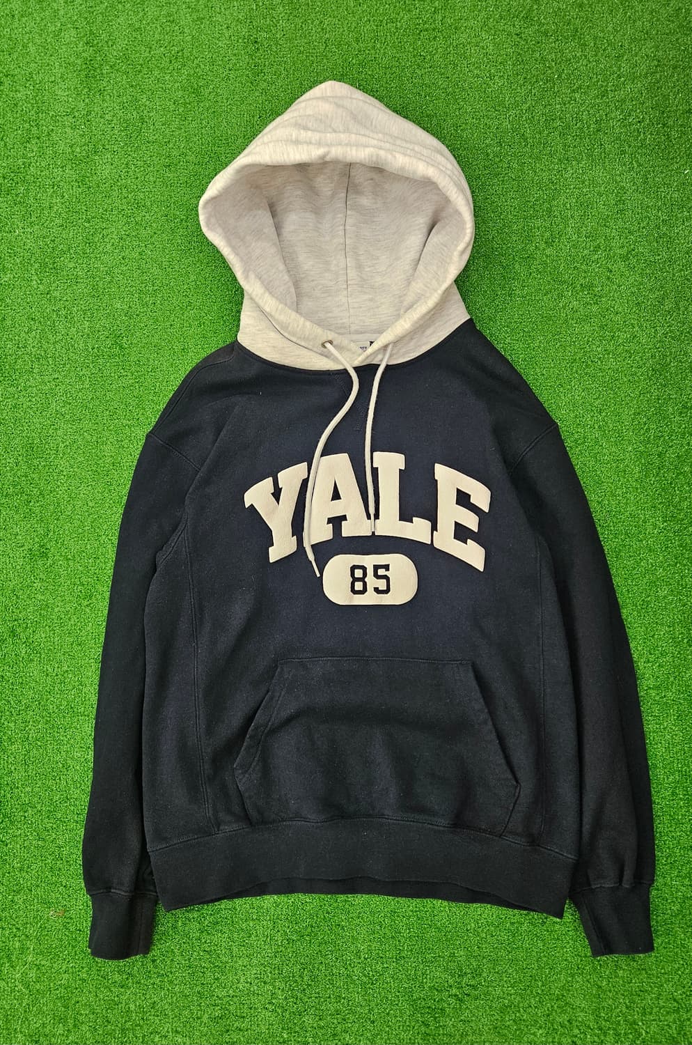 YALE 예일 네이비 후드티 S 상품이미지1