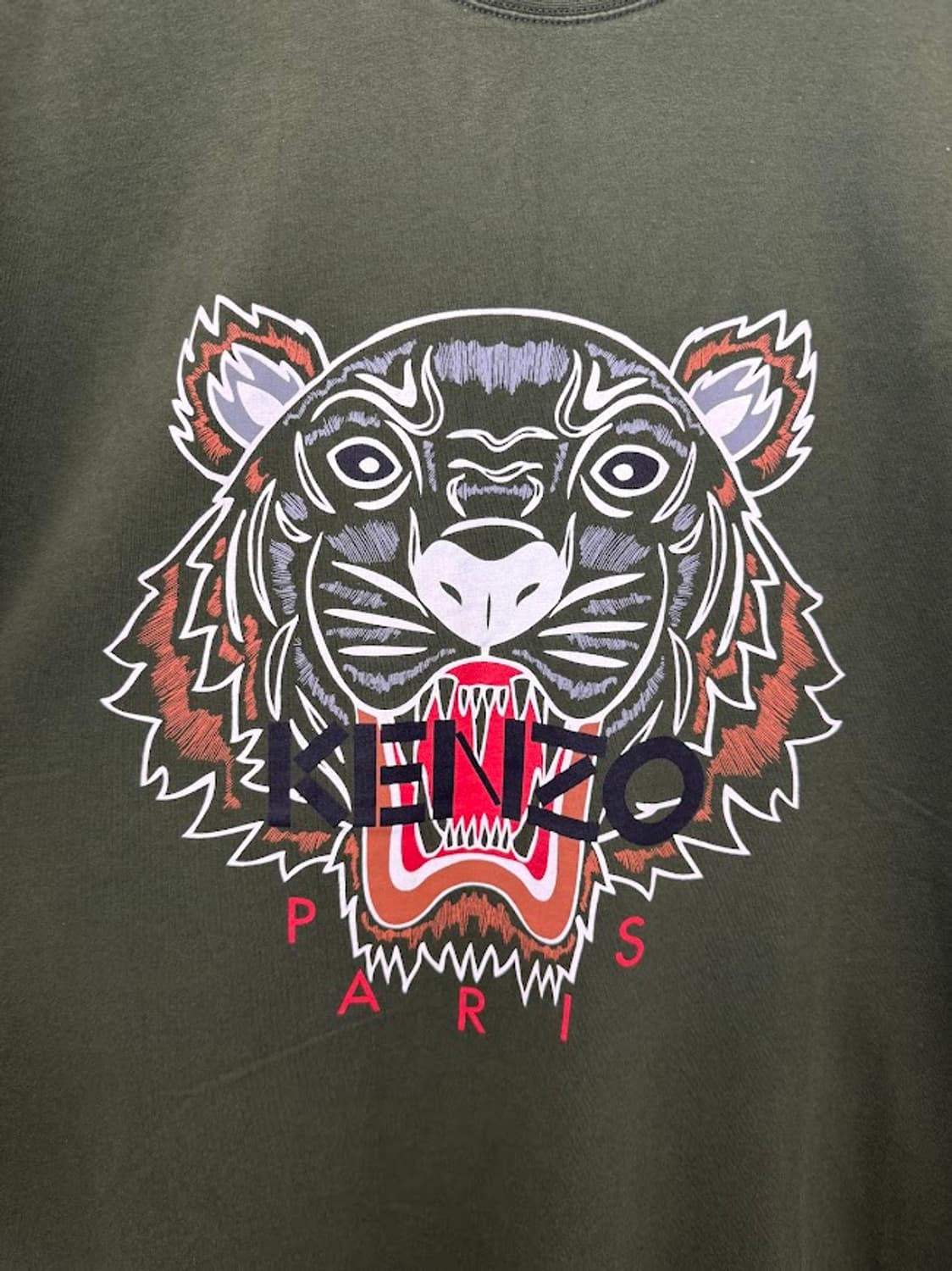 겐조 타이거 반팔티 카키 상품이미지3