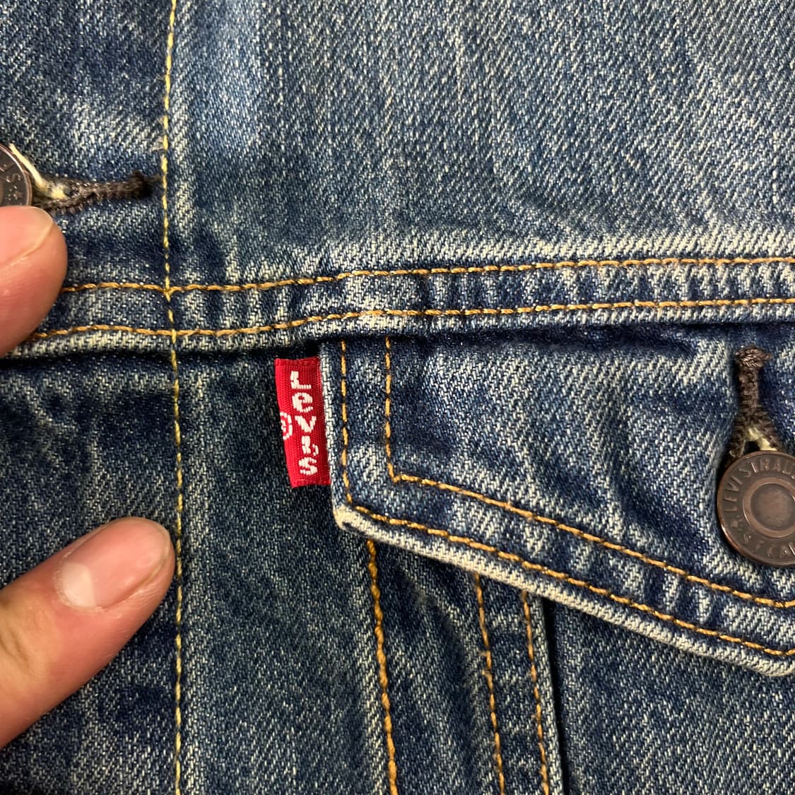 100 리바이스 데님 트러커 자켓 상품이미지4