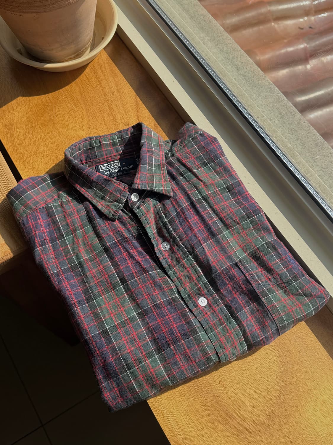 [폴로] 체크 빈티지 셔츠 상품이미지1