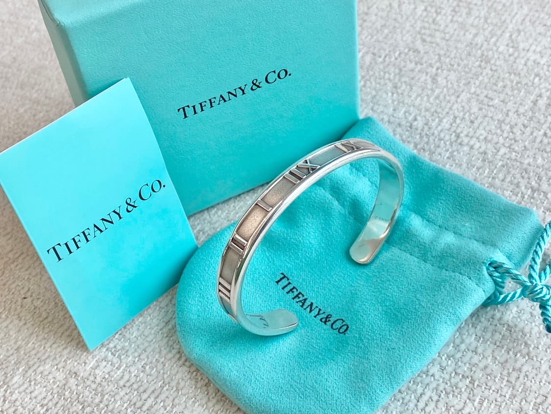 티파니 아틀라스 뱅글 타입 실버 팔찌(남녀공용) 상품이미지2