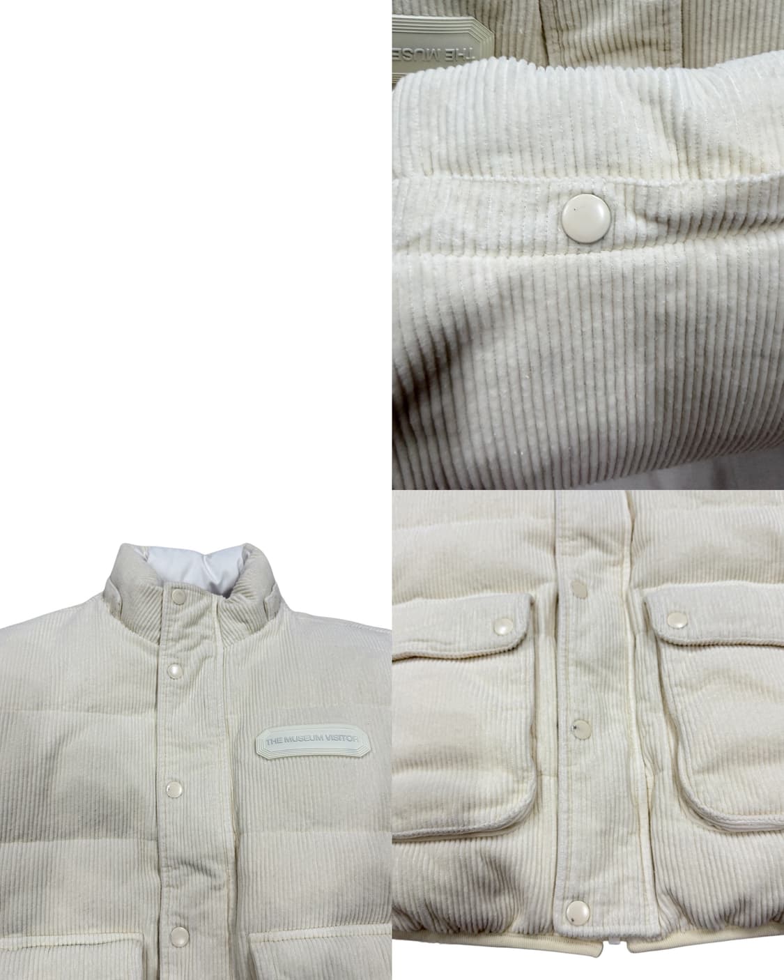 마뗑킴 X 더뮤지엄 비지터 리버서블 양면 패딩 자켓 M 상품이미지8