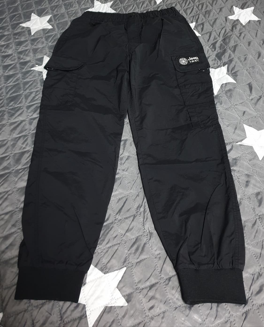 JEEP 나일론 카고 조거팬츠 블랙 (32) 상품이미지1