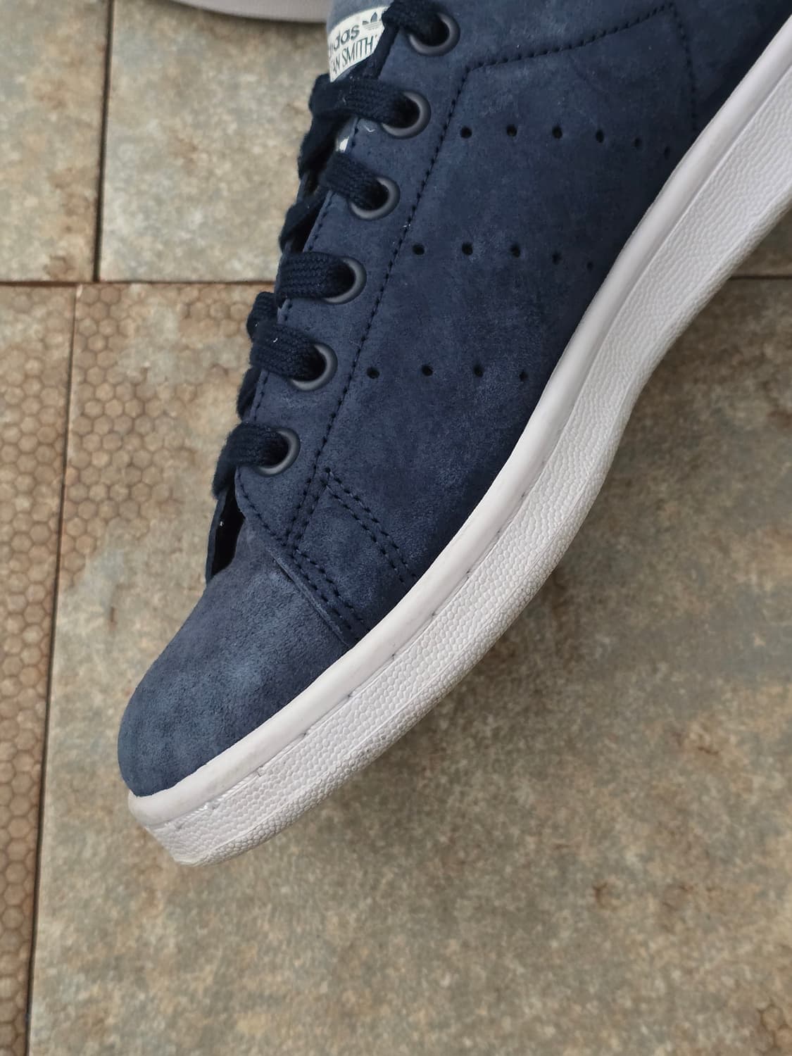 (225)아디다스 스탠스미스 스웨이드 네이비 상품이미지6
