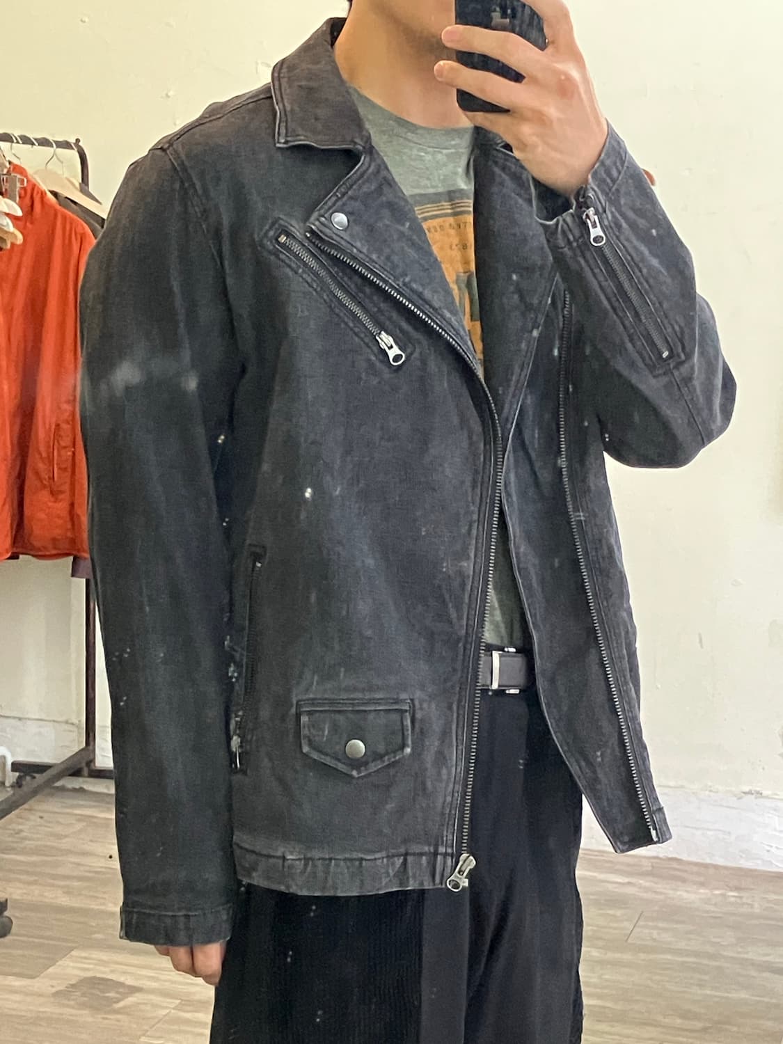 일본 빈티지 청자켓  상품이미지3