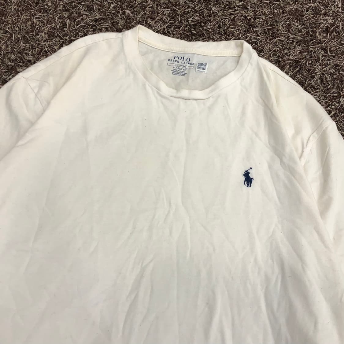 폴로 랄프로렌 화이트 롱슬리브 긴팔 티셔츠 상품이미지2