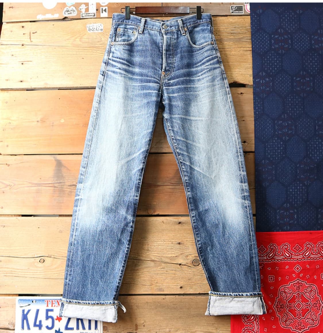 
일본판 90S LEVIS LVC 리바이스 702XX 빅 E 셀비지 데님 상품이미지2