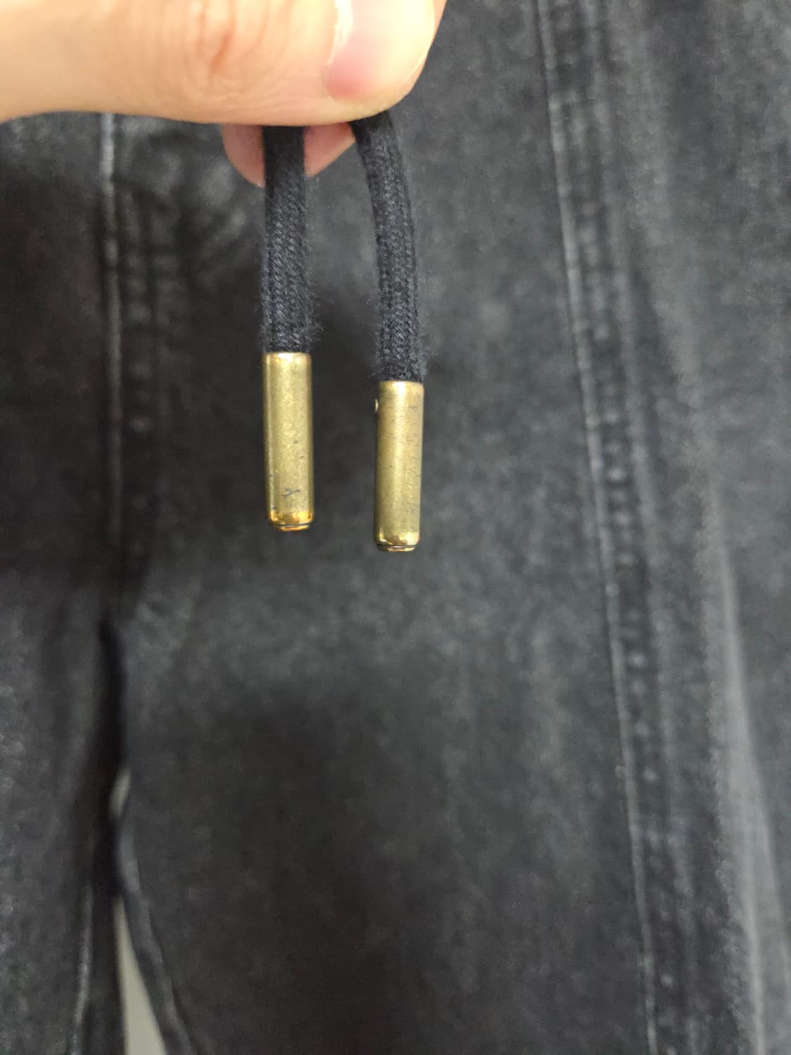 송지오옴므 흑청 조거팬츠 50(32-34) 상품이미지3