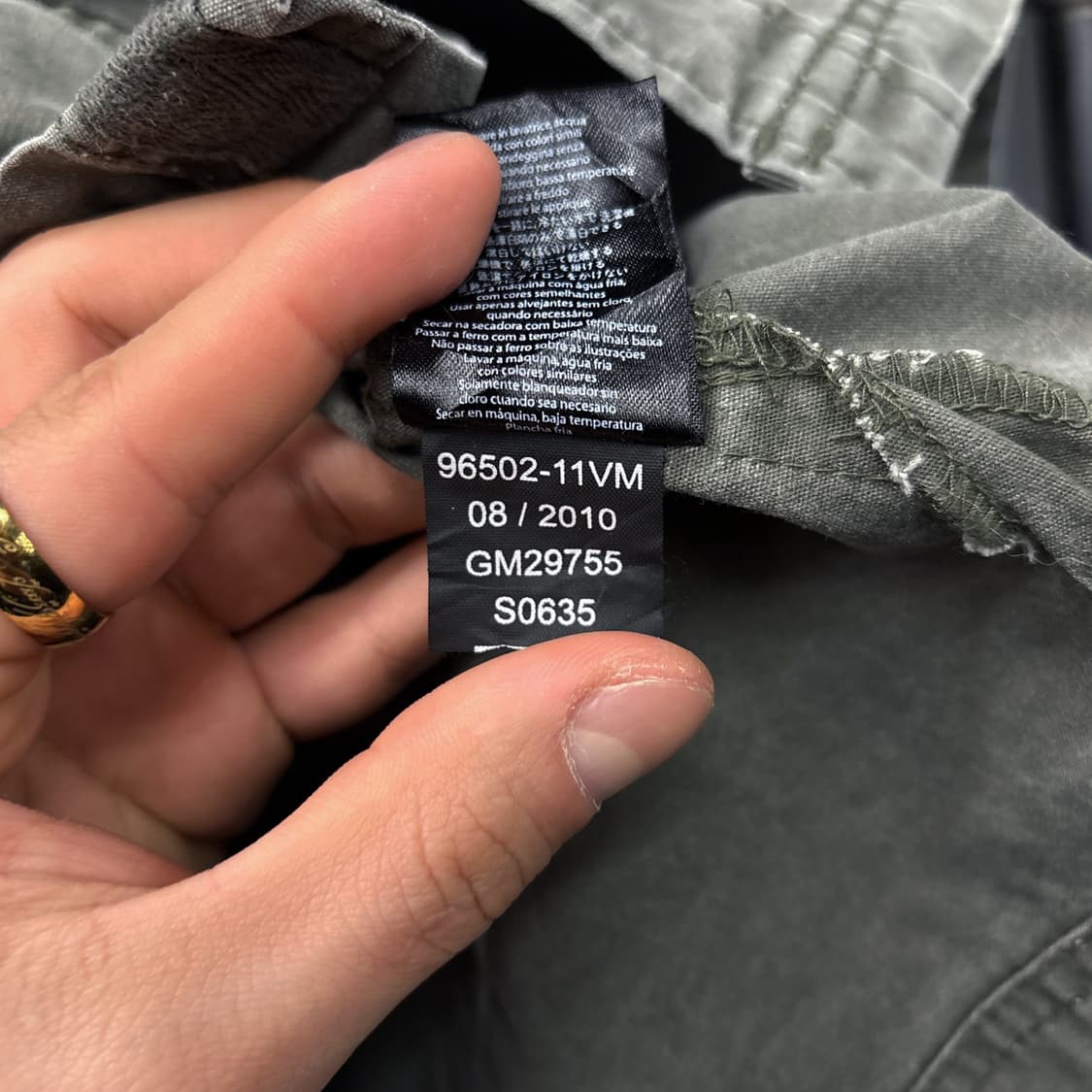 할리데이비슨 밀리터리 모티브 플랩포켓 헤비코튼 필드셔츠 N1183 상품이미지8