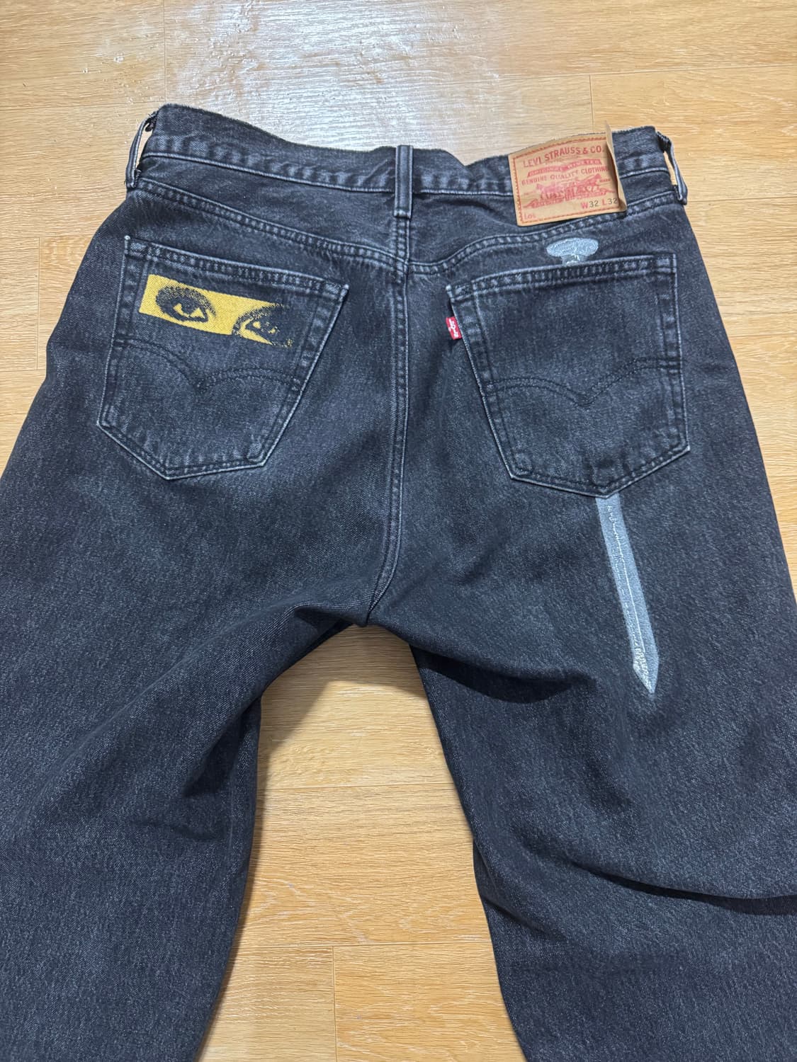 리바이스 x 언더커버 UC1E9502 팬츠 블랙 상품이미지1