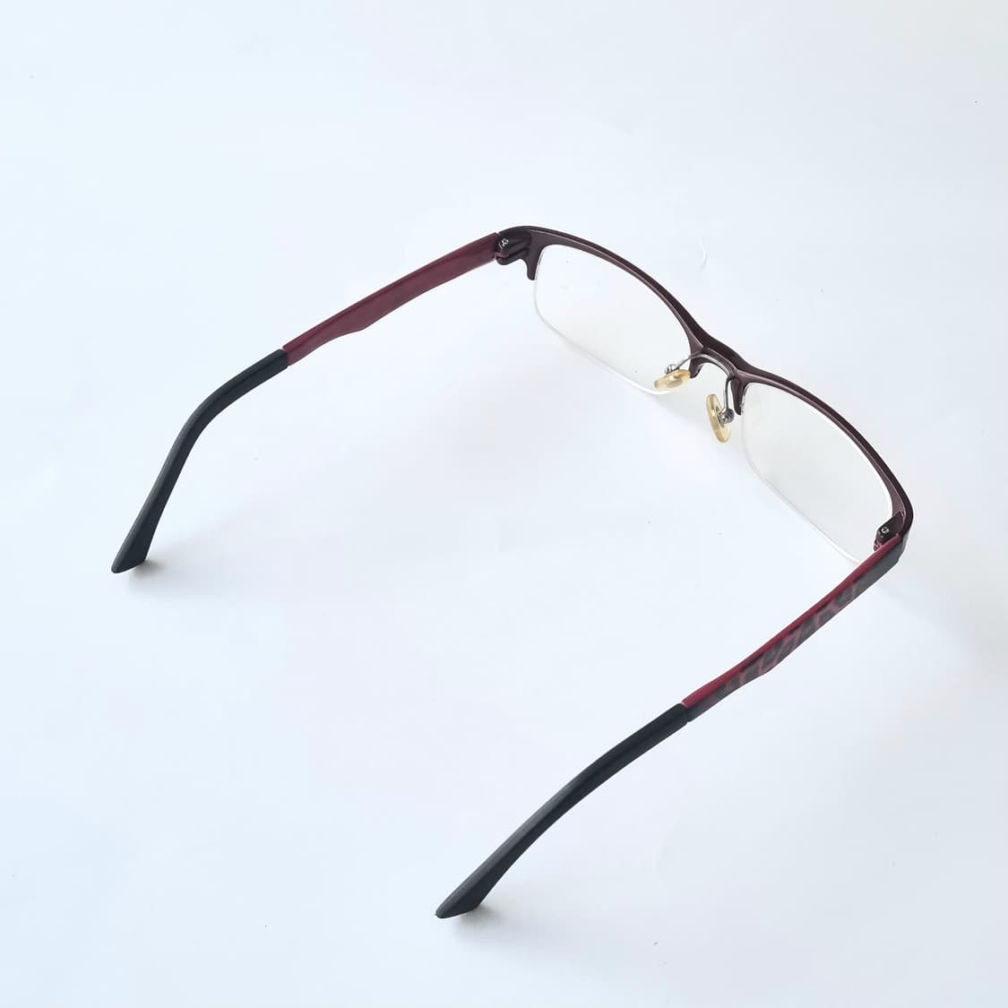 데드스탁 세련된 하프림 레오파드 포인트 안경테 684 상품이미지6