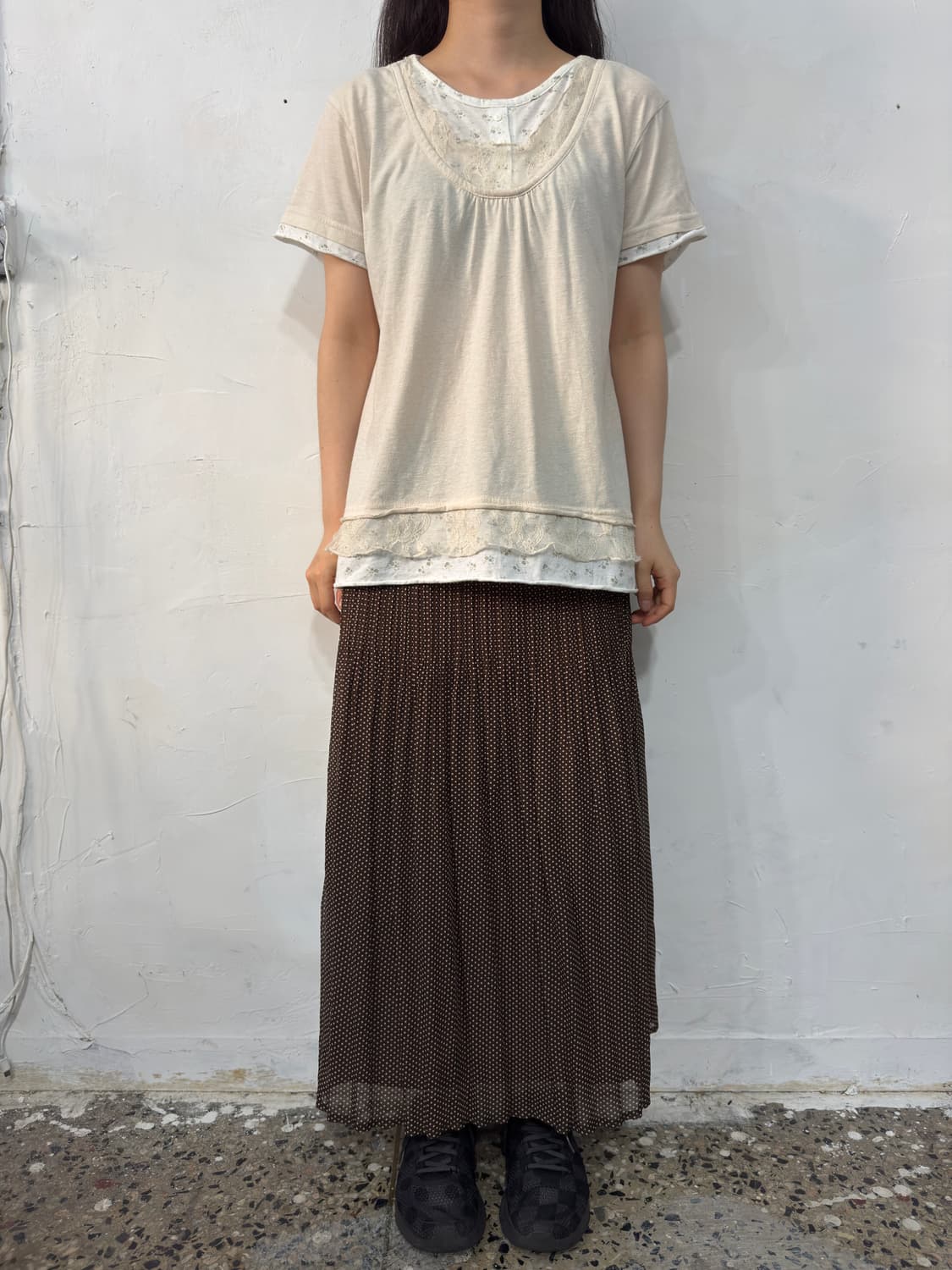 timothy mori lace top 상품이미지3