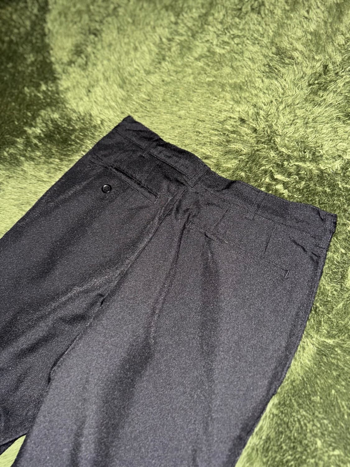 [XS] 꼼데가르송 블랙 16ss 폴리 크롭 팬츠 상품이미지7