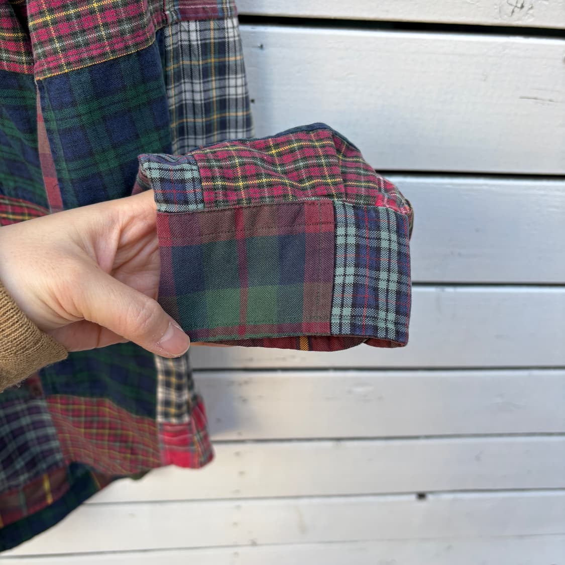 Polo 폴로 패치워크 체크 셔츠 상품이미지6