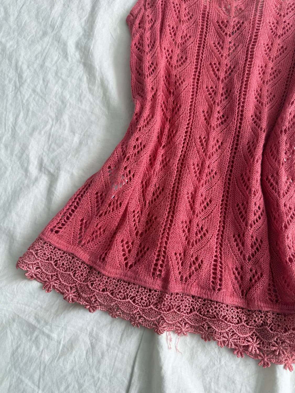 피치 크로쉐 슬리브리스 상품이미지7