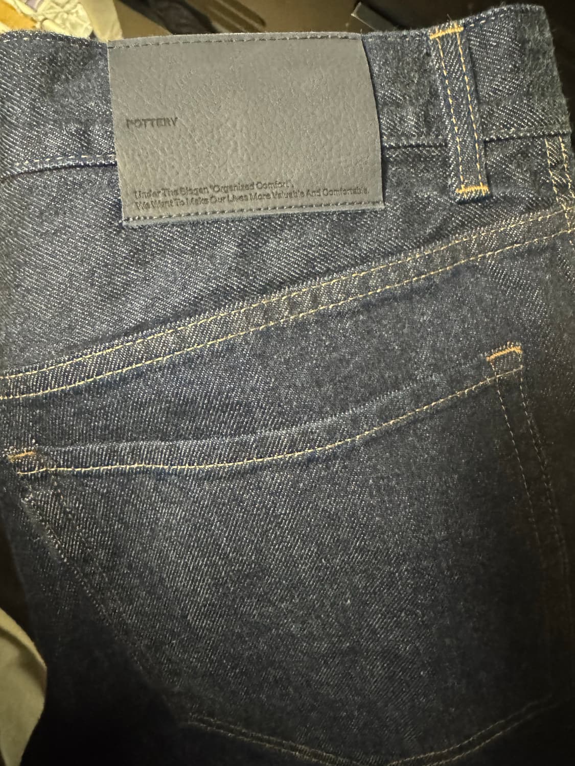 포터리 컴포트 데님 블루2 3사이즈 팝니다. 상품이미지3