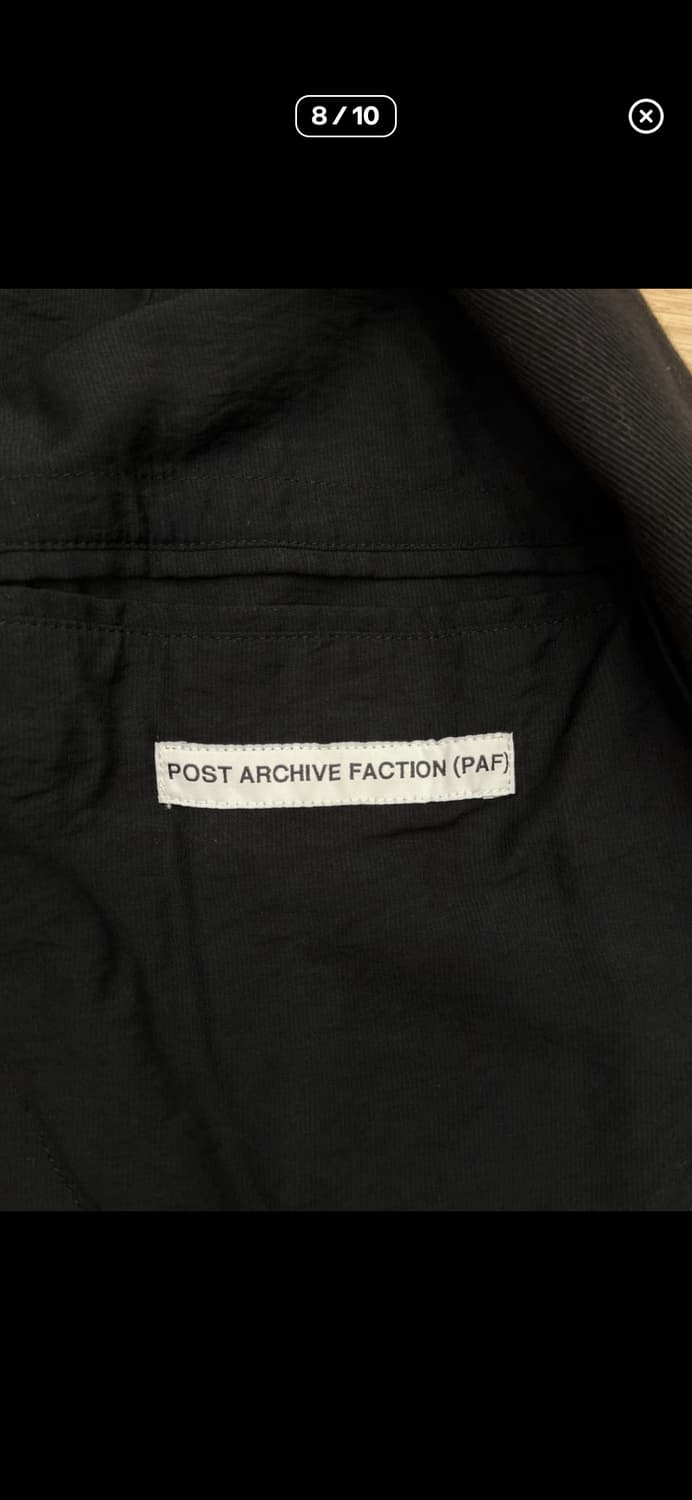 포스트아카이브팩션 paf new classic jacket 블랙 s 상품이미지7