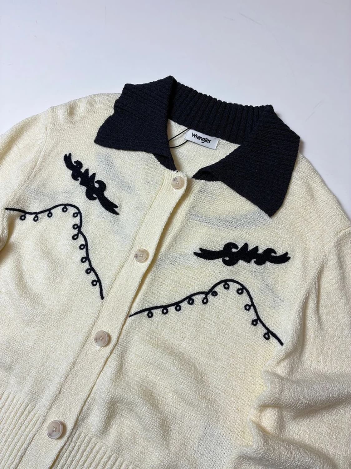 랭글러 24ss 웨스턴 버튼 니트 가디건 PN8627 상품이미지2