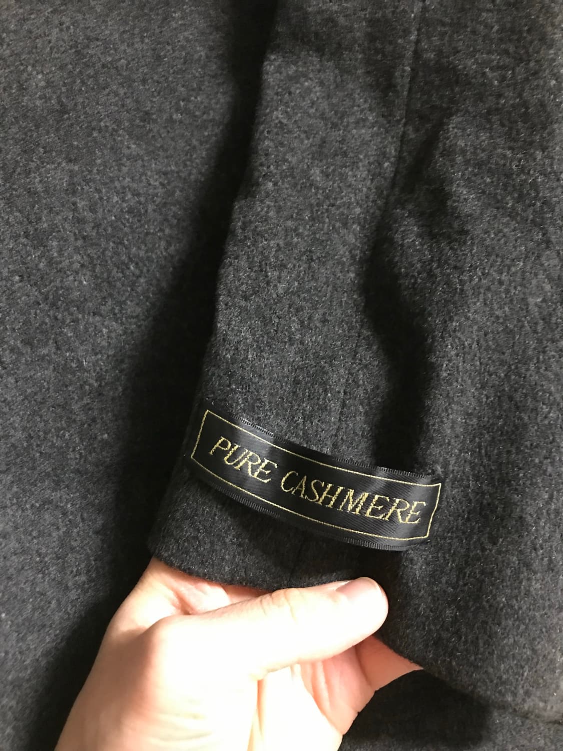 빈티지 캐시미어100 코트 상품이미지5