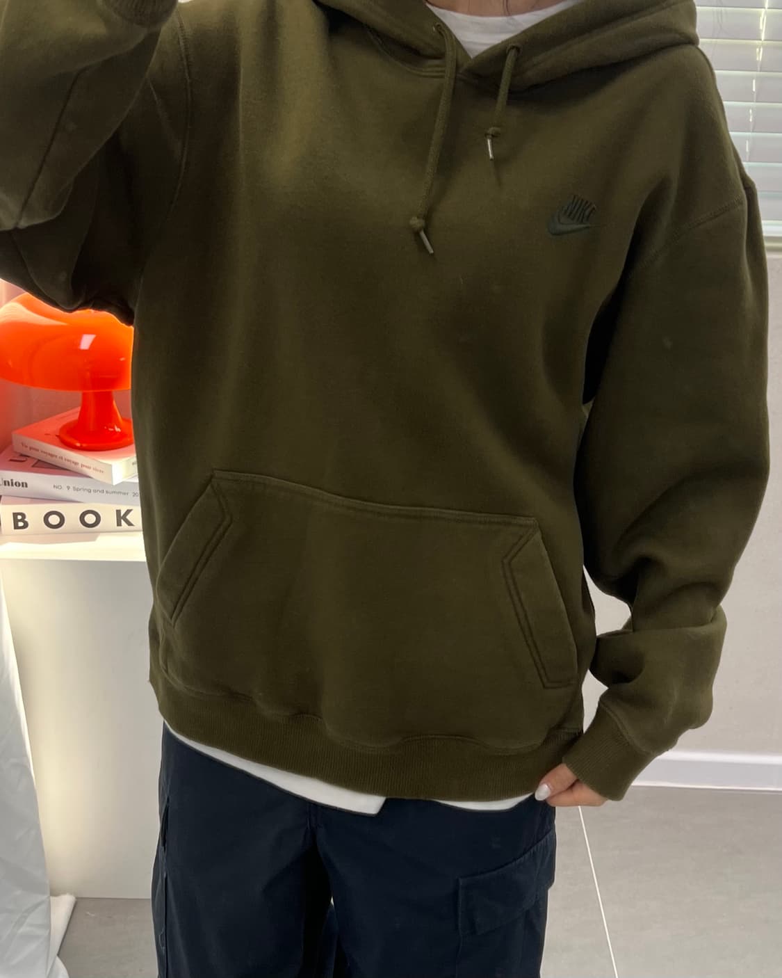 (M)나이키 기모후드-M1355 상품이미지6