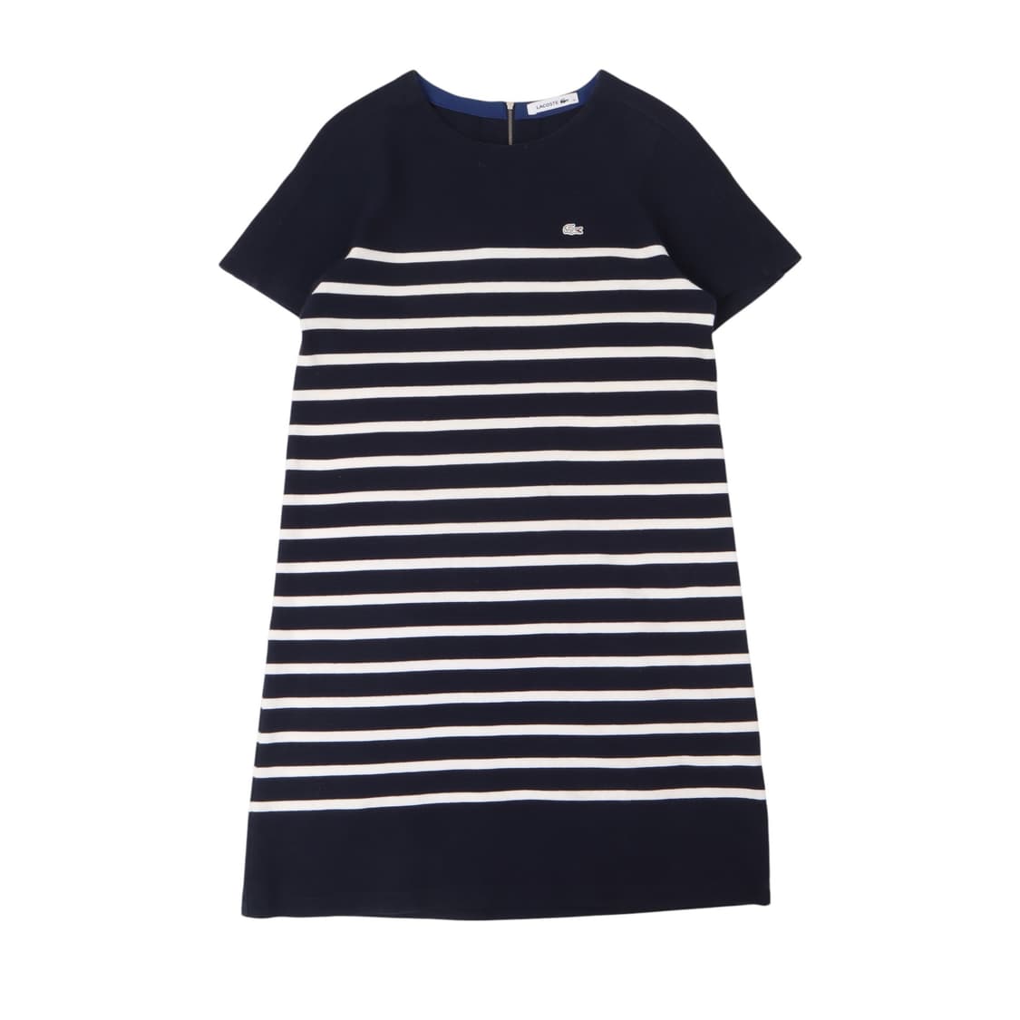 라코스테 네이비 스트라이프 코튼 하프 원피스 상품이미지1