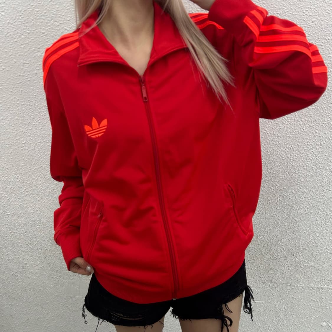 아디다스 파이어버드 오렌지라인 레드 트랙탑 105 상품이미지2