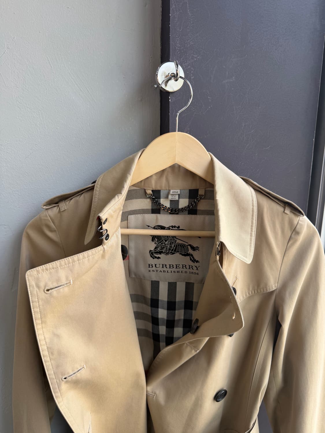 UK4/ 버버리 켄싱턴 미들 벨티드 트렌치코트 상품이미지6