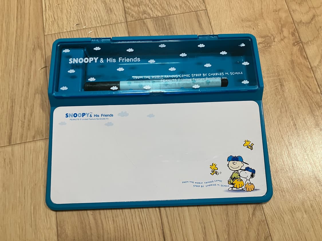 고전문구 스누피 필통 화이트보드 상품이미지1