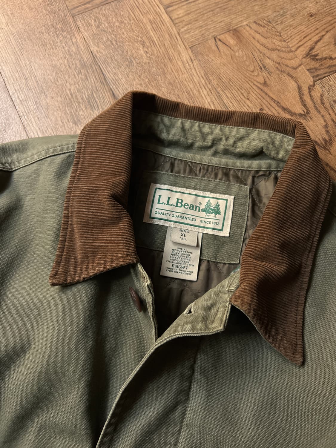 [XL]L.L.Bean USA 엘엘빈 퀼팅 라이닝 헌팅 자켓 상품이미지2