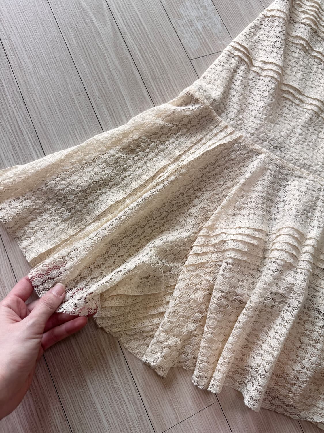 55 55반 텍달린 새상품 질스튜어트 정가50만 레이스 원피스 상품이미지6