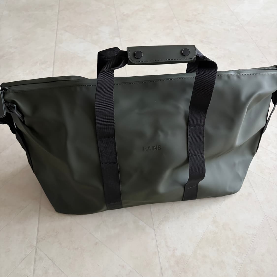 [새상품]레인스 레인즈 RAINS 하일로 위켄드백 그린 상품이미지2